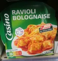 Mängden socker i Ravioli bolognaise