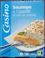 Mängden socker i Saumon à l'oseille et son riz cuisiné