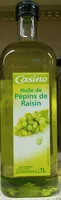 Mängden socker i Huile de pépins de raisins