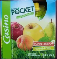 Mängden socker i Compote POCKET allégée en sucres