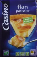 Mängden socker i flan pâtissier