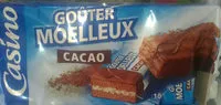 Mängden socker i Gouters moelleux cacao