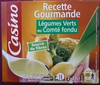 Mängden socker i Recette gourmande Légumes verts au Comté fondu