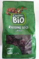 Mängden socker i Raisins Secs Sultanines