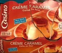 Mängden socker i Crème caramel Cuite au four
