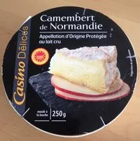 Mängden socker i Camembert de Normandie Appellation d'Origine Protégée au lait cru