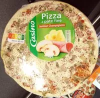 Mängden socker i Pizza à pâte fine Jambon Champignons