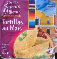 Mängden socker i Tortillas de blé et maïs