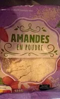 Mängden socker i Amandes en poudre