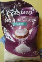 Mängden socker i Noix de coco râpée