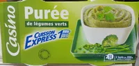 Mängden socker i Purée de Légumes Verts