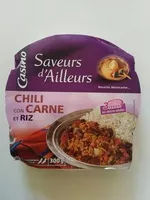 Mängden socker i Chili con carne et riz