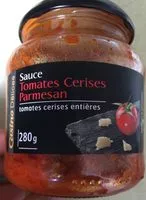 Mängden socker i Casino Délices Sauce Tomates Cerises Parmesan tomates cerises entières