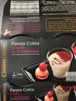 Mängden socker i L'onctueuse Panna Cotta et son coulis à la framboise