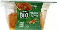 Mängden socker i Carottes râpées bio