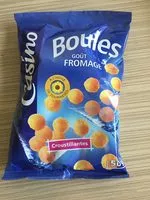 Mängden socker i Boules Gout Fromage 50G Co