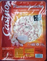 Mängden socker i Flammekueche