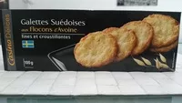 Mängden socker i Les fameuses galettes suédoises nature