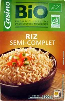 Mängden socker i Riz semi-complet long grain bio