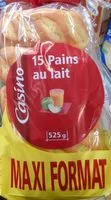Mängden socker i 15 pains au lait MAXI FORMAT