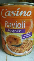 Mängden socker i Ravioli Bolognaise Sauce à la viande