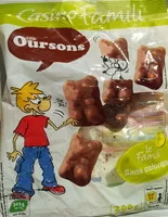 Mängden socker i Oursons