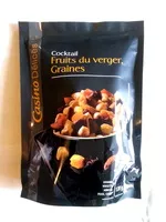 Mängden socker i Cocktail Fruits du verger graines