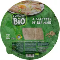 Mängden socker i 4 galettes de blé noir BIO