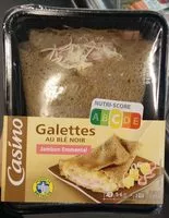 Mängden socker i Galettes au blé noir Jambon-Emmental