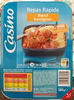 Mängden socker i Repas rapide - Bœuf boulgour