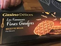 Mängden socker i Les fameuses fines gaufres