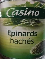 Mängden socker i Epinards hachés