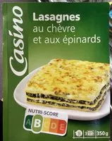 Mängden socker i Lasagnes au fromage de chèvre et aux épinards