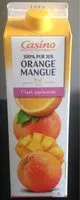 Mängden socker i 100% Pur Jus Orange Mangue Flash pasteurisé