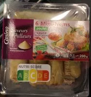 Mängden socker i 6 mini nems poulet sauce Nuoc-mâm