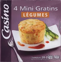 Mängden socker i 4 Mini Gratins Légumes