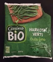 Mängden socker i Haricots verts très fins Bio