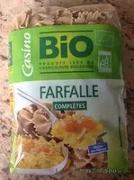 Mängden socker i Farfalles au blé complet bio