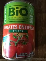 Mängden socker i Tomates entières pelées au jus biologiques