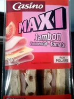Mängden socker i Sandwich Jambon Emmental Tomate Pain Polaire Maxi