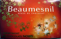 Mängden socker i Rêves de chocolat Assortiment de chocolats noirs Beaumesnil