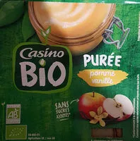 Mängden socker i Purée pomme vanille