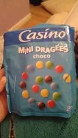 Mängden socker i Mini Dragées choco