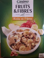 Mängden socker i Pétales de blé complet aux fruits secs