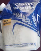 Mängden socker i Farine de blé fluide