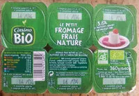 Mängden socker i Le petit fromage frais nature 3,8% de matière grasse sur produit fini