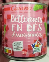 Mängden socker i Betteraves 1/2 casino