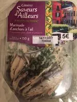 Mängden socker i Marinade d’anchois a l’ail