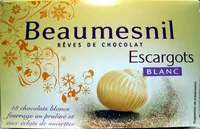 Mängden socker i Rêves de chocolat Escargots blanc