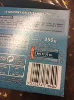 Mängden socker i 12 Grandes Galettes Bretonnes